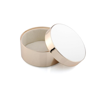 Addison Ross Ltd White & Gold Trinket Pot In White