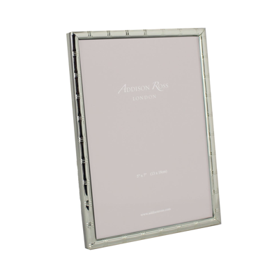 Addison Ross Ltd Cane Silver Plated Photo Frame In Silver