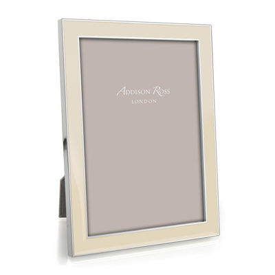 Shop Addison Ross Ltd Vanilla Enamel & Silver Frame