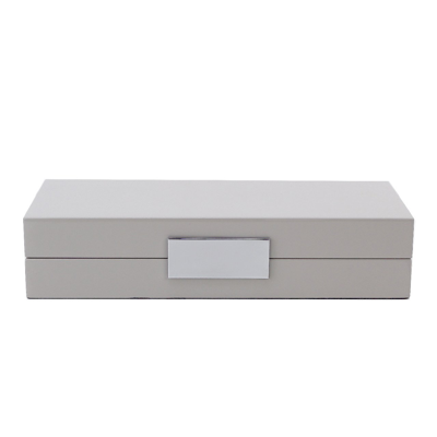 Addison Ross Ltd Chiffon Lacquer Box With Silver In Silver