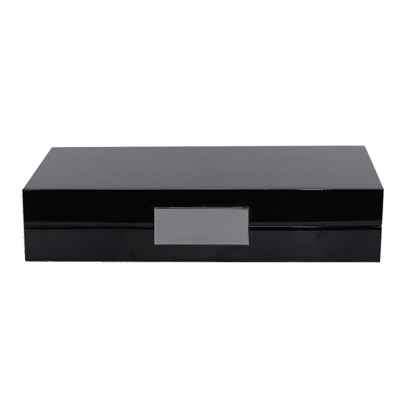 Shop Addison Ross Ltd Black Lacquer Box With Silver