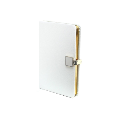 Shop Addison Ross Ltd White & Gold A6 Notebook