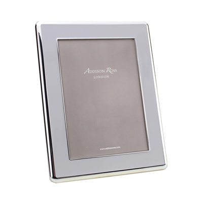 Addison Ross Ltd Chiffon Enamel & Silver Curve Frame In Silver
