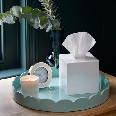 Addison Ross Trade Uk White Square Tissue Box