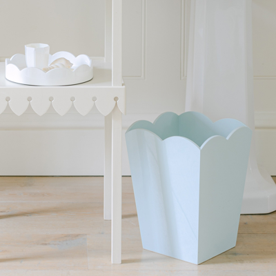 Addison Ross Ltd Uk Scallop Bin Powder Blue