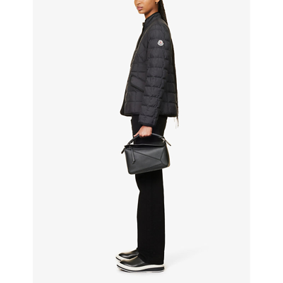 Moncler Doudoune Courte Courlis In Black