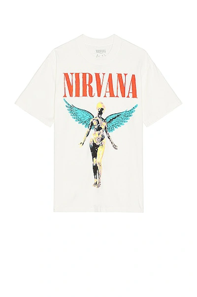 Shop Sixthreeseven Nirvana T-shirt In Creme