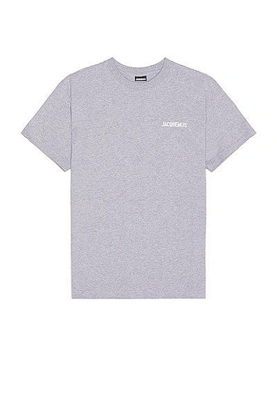 Shop Jacquemus Le T-shirt In Grey