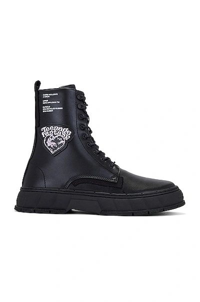 Shop Viron Boot In Black & Pink