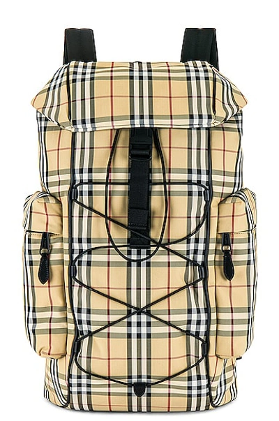 Shop Burberry Murray Backpack In Archive Beige