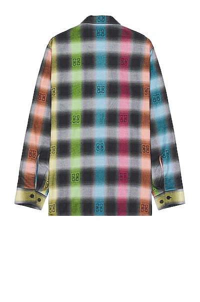Shop Givenchy Oversized Shirt In Multi