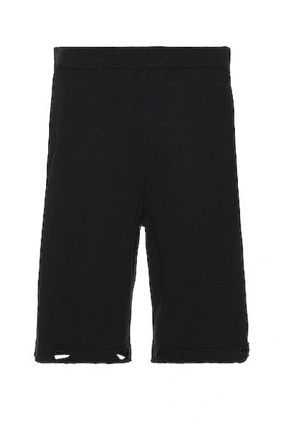Shop Givenchy Star 4g Logo Shorts In Black & White