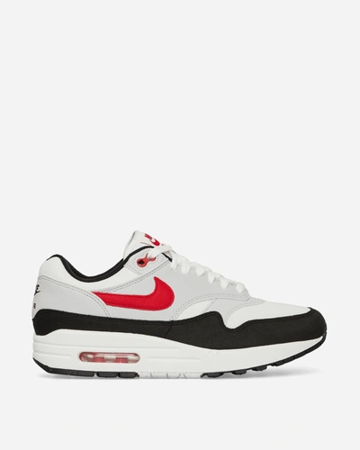 Shop Nike Air Max 1 Sneakers White / University Red In Multicolor