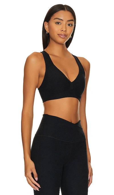 Beyond Yoga Spacedye Lift Your Spirits Active Bra In Darkest Night