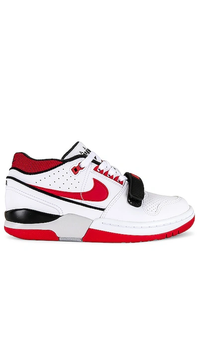 Shop Nike X Billie Eilish Alpha Force Low Sneaker In White  Fire Red  & Neutral Grey