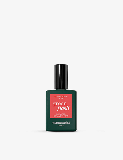 Manucurist Pulp Green Flash Nail Polish 15ml In Pulp