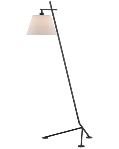 Shop Currey & Company Kiowa Black Floor Lamp