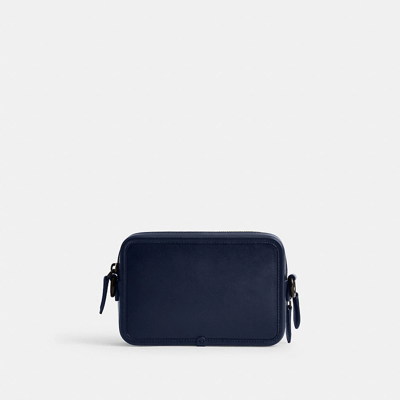 Shop Coach Charter Crossbody With Hybrid Pouch In Deep Blue