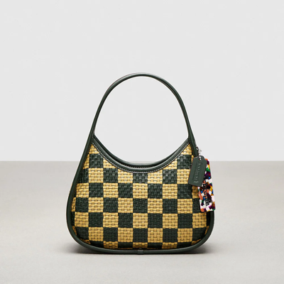 Ergo Bag In Wavy Checkerboard Upcrafted Leather