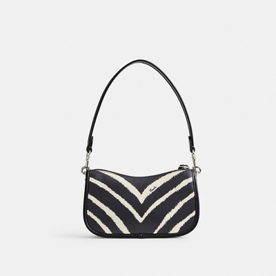 Shop Coach In Silver/zebra