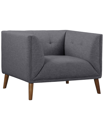 Shop Armen Living Discontinued  Hudson Mid-century Button-tufted Chair