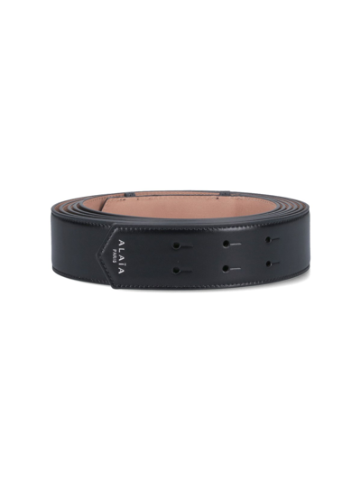 Shop Alaïa "one Piece" Belt In Black  