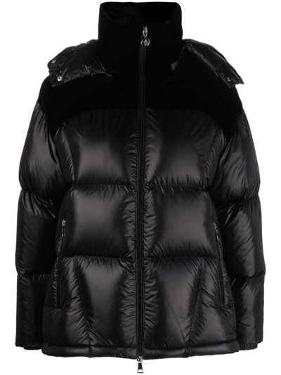 Shop Moncler Meandre Short Down Jacket In Black  