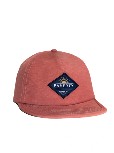 Shop Faherty All Day Front Seam Hat In Sunrose