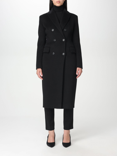 Shop Pinko Coat  Woman Color Black