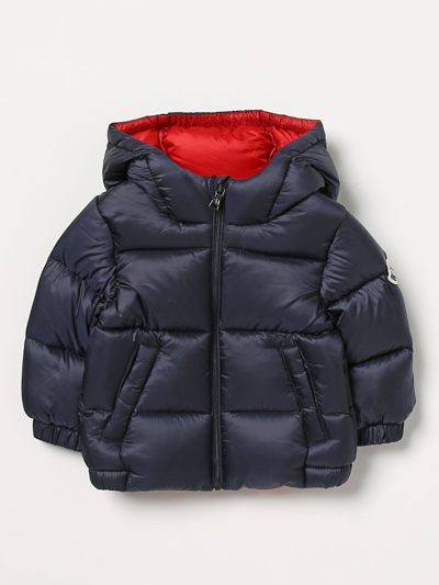 Shop Moncler Jacket  Kids Color Blue