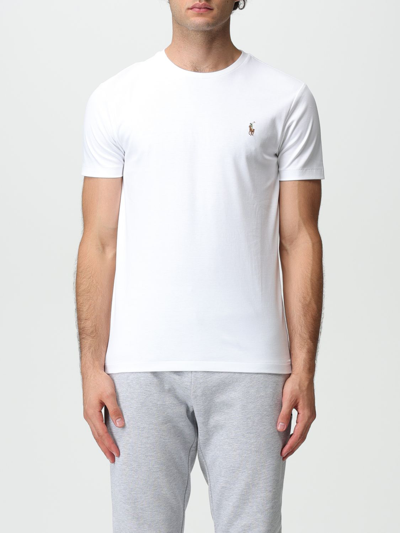 Shop Polo Ralph Lauren T-shirt  Men Color White