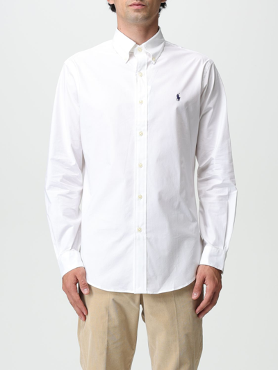 Shop Polo Ralph Lauren Shirt  Men Color White 1