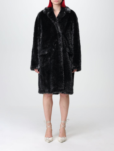 Shop Philosophy Di Lorenzo Serafini Coat  Woman Color Black