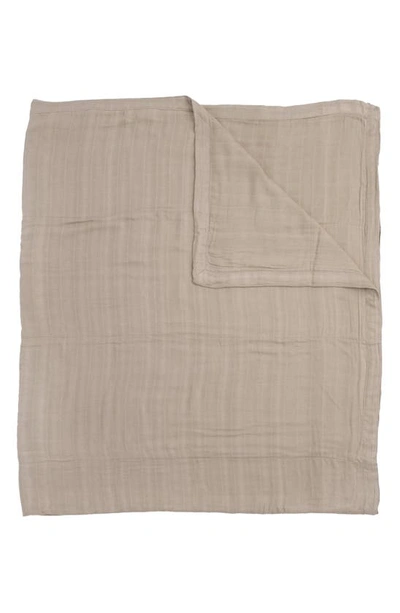 Shop Little Unicorn Deluxe Muslin Quilted Throw In Oatmeal