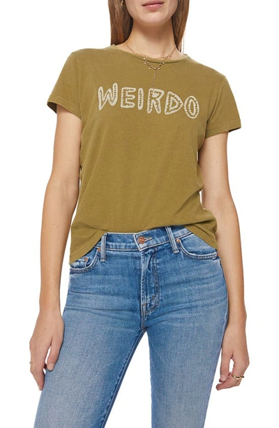 Shop Mother The Boxy Goodie Goodie Focus Graphic T-shirt In Weirdo