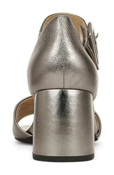 Shop Vionic Chardonnay Block Heel Sandal In Pewter