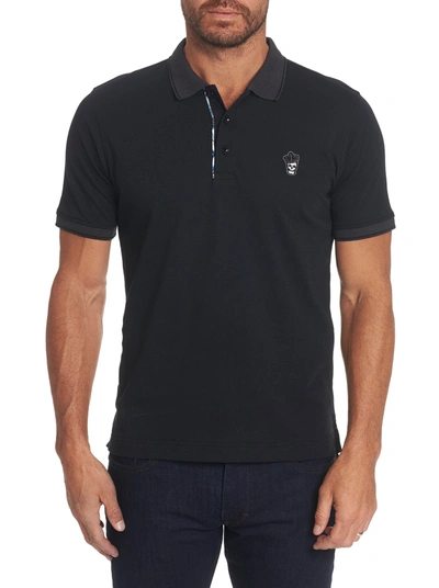 Shop Robert Graham Lucifer Polo In Black