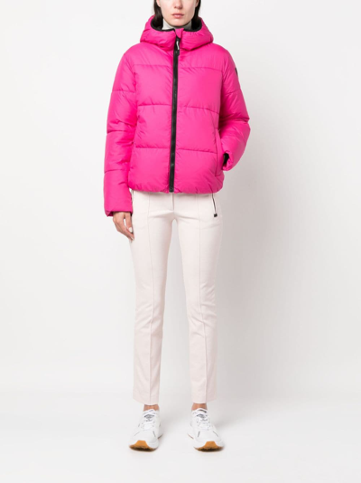 Shop Rossignol Logo-patch Puffer Jacket In Pink