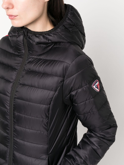 Shop Rossignol Logo-patch Puffer Jacket In Black