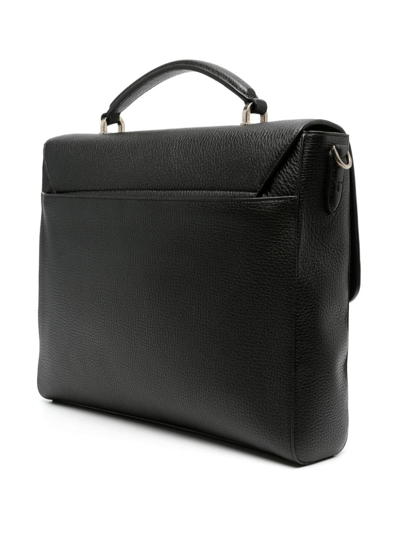 Shop Tod's Small Timeless Leather Briefcase In Black