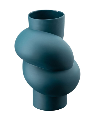 Shop Rosenthal Node Abyss Porcelain Vase (25cm) In Green