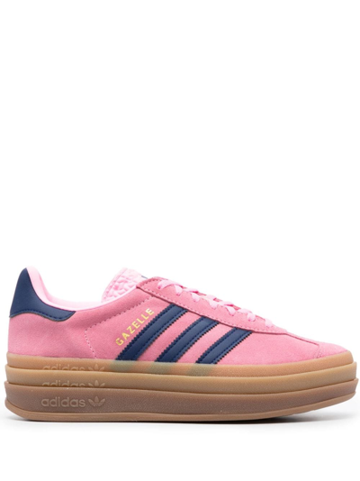 Shop Adidas Originals Gazelle Bold "pink Glow" Sneakers