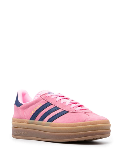 Shop Adidas Originals Gazelle Bold "pink Glow" Sneakers