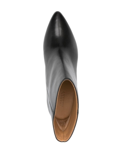 Isabel Marant Dylvee Wedge Pointed Toe Bootie In Black