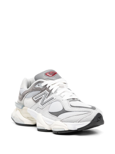 Shop New Balance 9060 "rain Cloud/castlerock/white" Sneakers In Grey