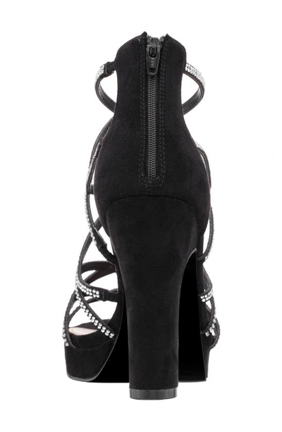 Shop Nina Sassie Platform Sandal In True Black