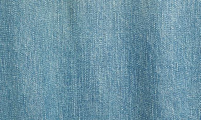 Shop Givenchy Unpatched Varsity Logo Demin Jacket In Medium Blue