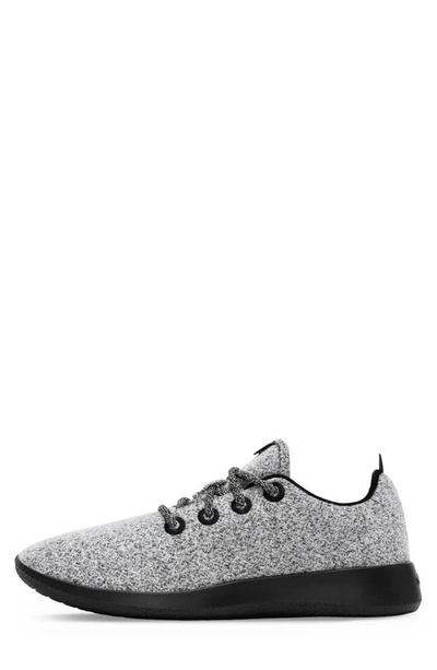 Shop Allbirds Wool Runner Sneaker In Dapple Grey/ Natural Black