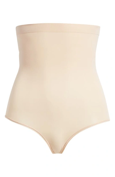 Shop Spanx Everyday Shaping High Waist Panty In Soft Nude