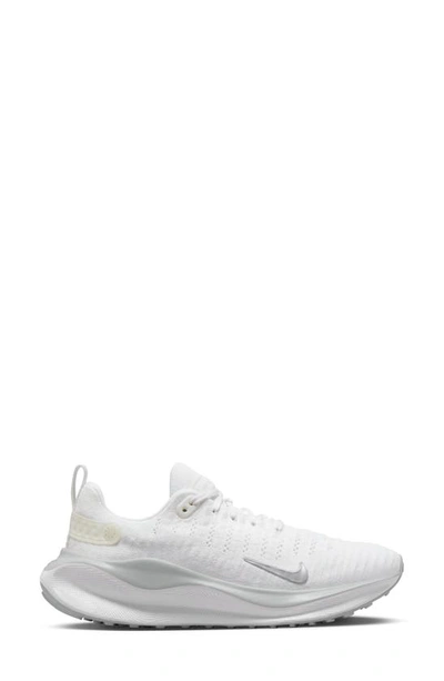 Shop Nike Infinityrn 4 Running Shoe In White/ Silver/ Photon